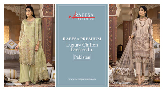 luxury chiffon dresses in pakistan