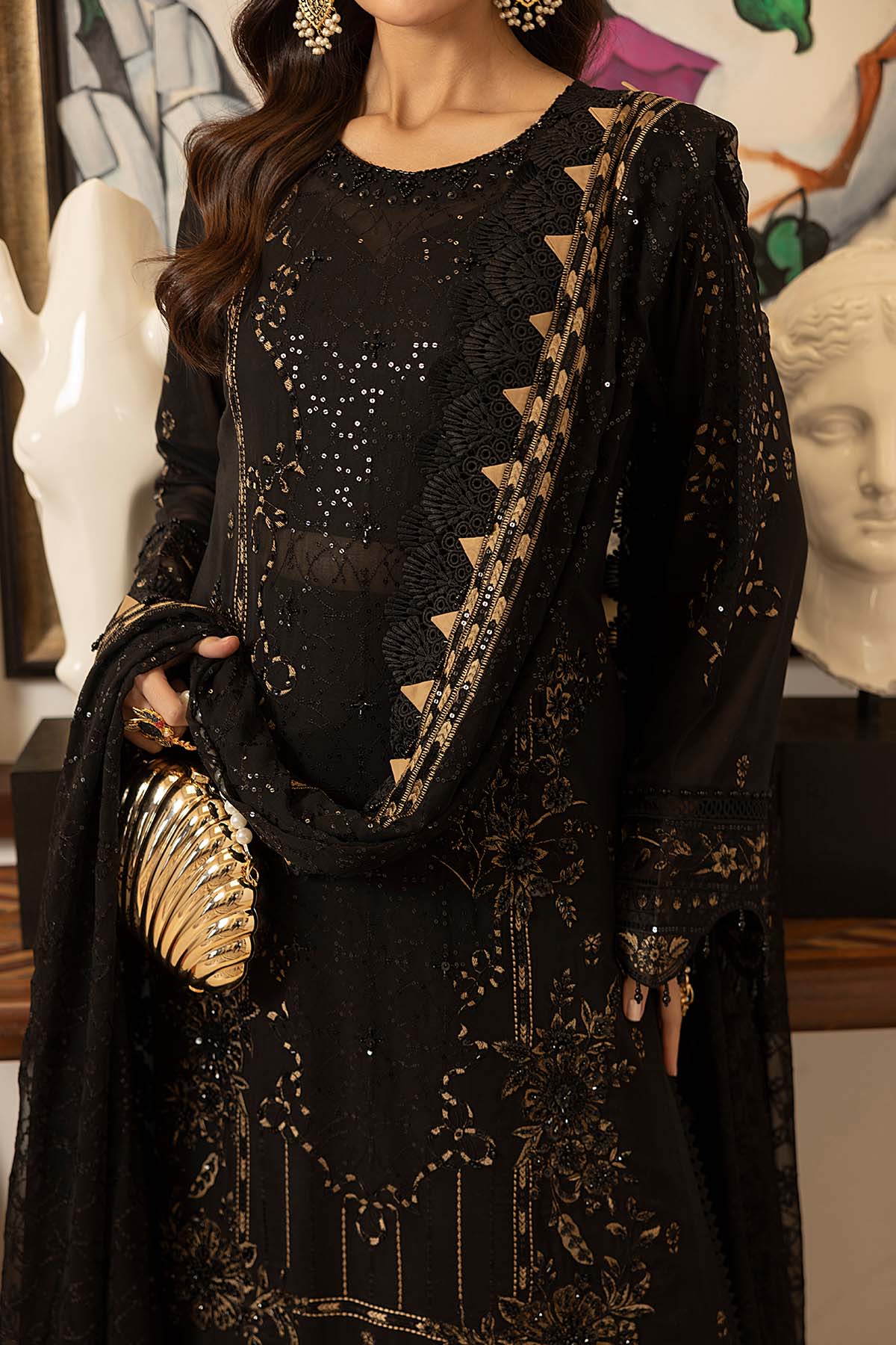 Raeesa Premium | Noir Ember | HS - 36