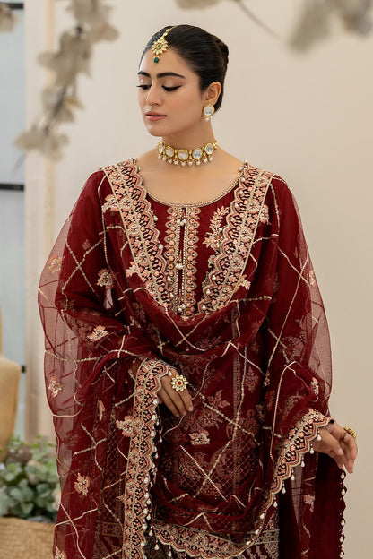 Raeesa Premium | DL-1015 Roseate Belle