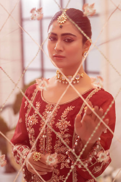 Raeesa Premium | DL-1015 Roseate Belle