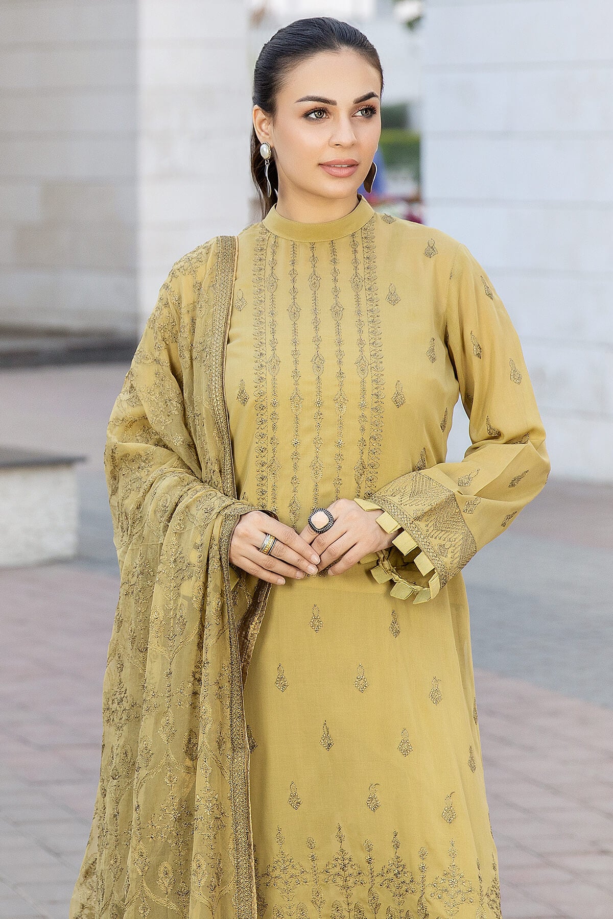 Dhee Rani | Luxury Embroidered Swiss Lawn | NFD-1019